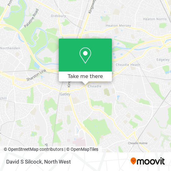 David S Silcock map