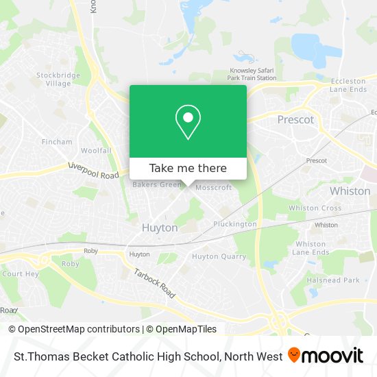 St.Thomas Becket Catholic High School map