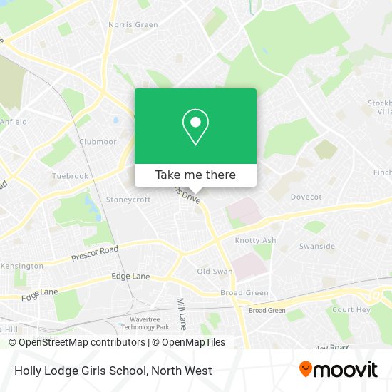 Holly Lodge Girls School map