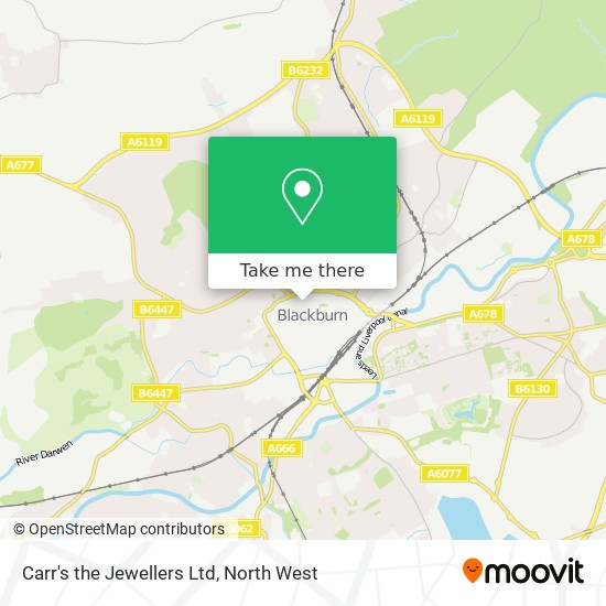 Carr's the Jewellers Ltd map