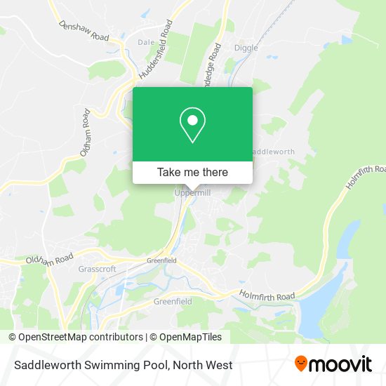 Saddleworth Swimming Pool map