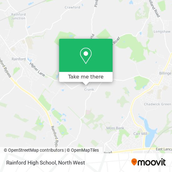 Rainford High School map