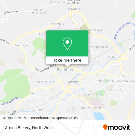 Amina Bakery map