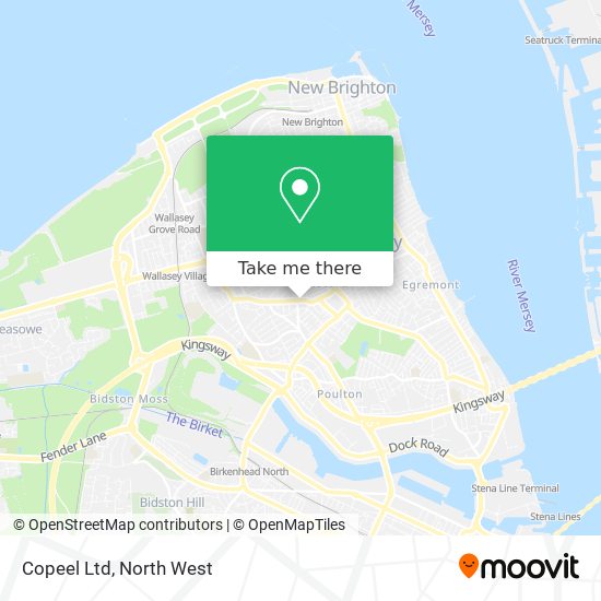 Copeel Ltd map