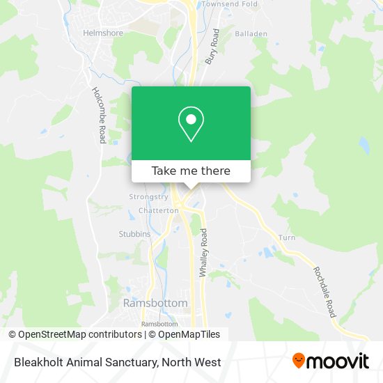 Bleakholt Animal Sanctuary map