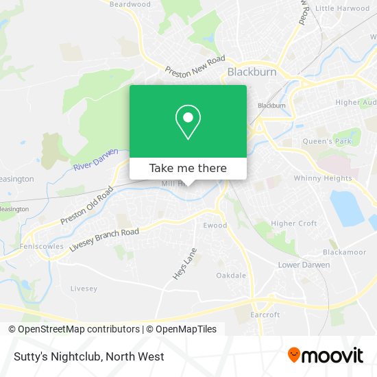 Sutty's Nightclub map