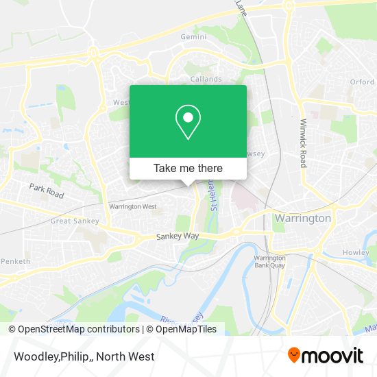Woodley,Philip, map
