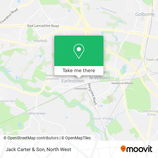 Jack Carter & Son map