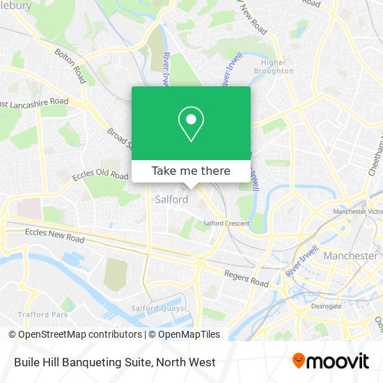 Buile Hill Banqueting Suite map