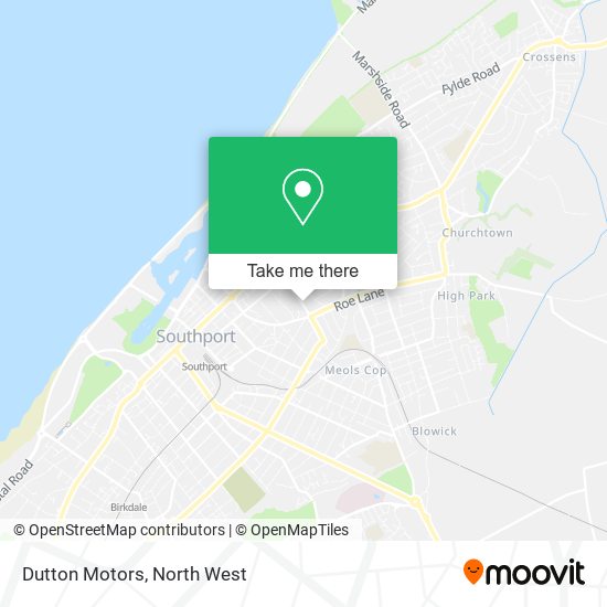 Dutton Motors map