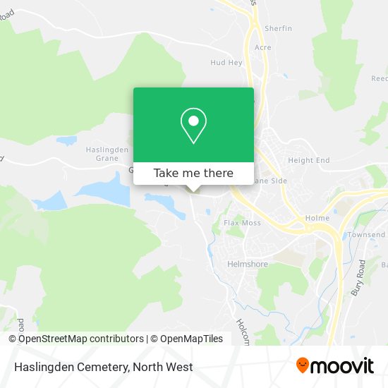Haslingden Cemetery map
