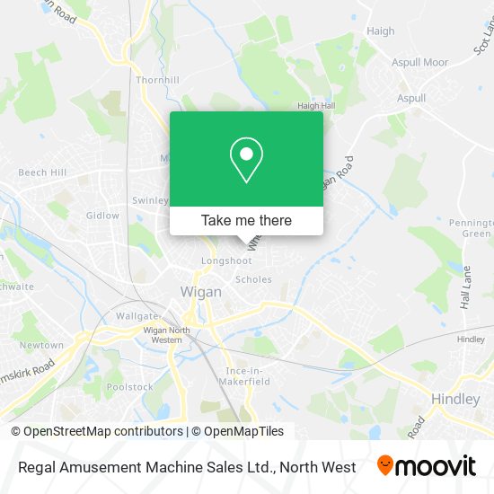 Regal Amusement Machine Sales Ltd. map