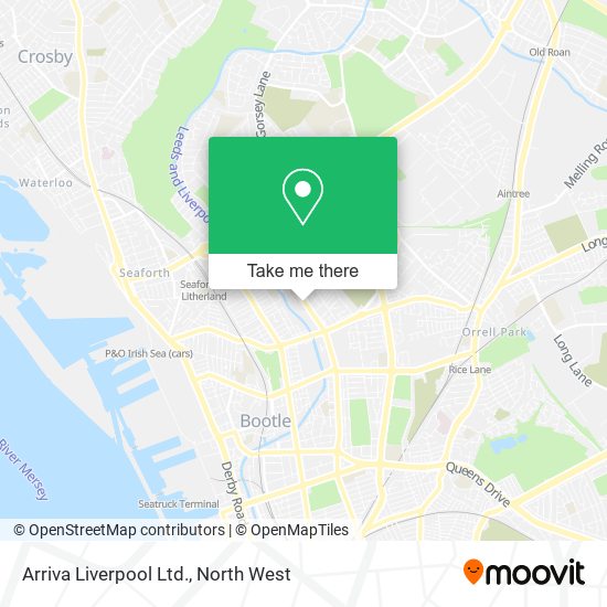 Arriva Liverpool Ltd. map