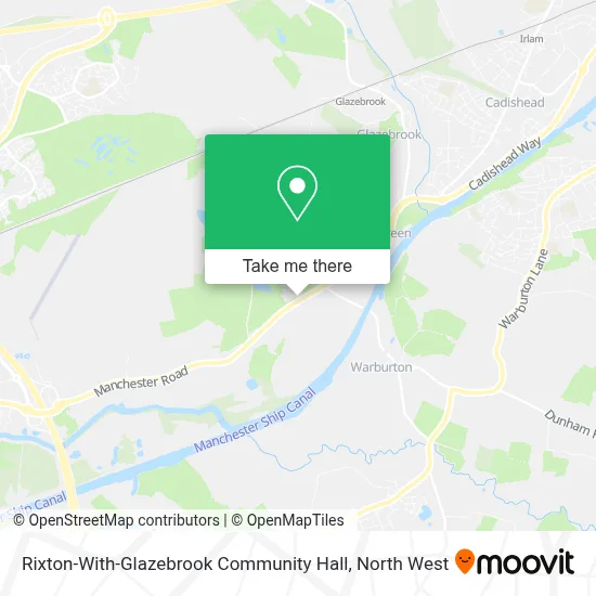 Rixton-With-Glazebrook Community Hall map