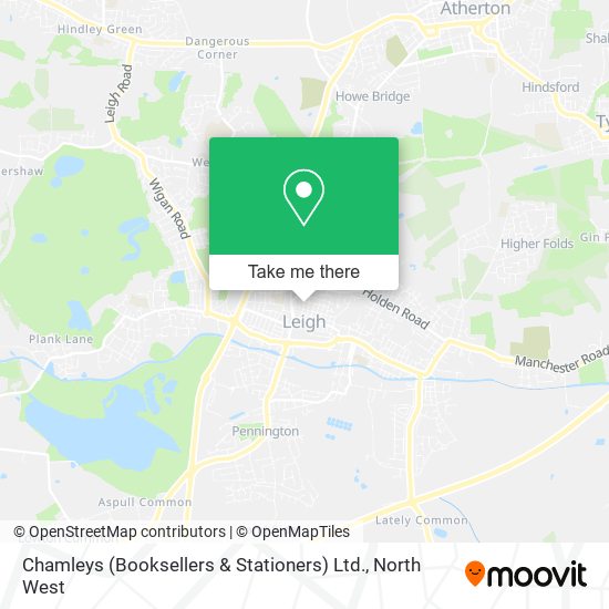 Chamleys (Booksellers & Stationers) Ltd. map