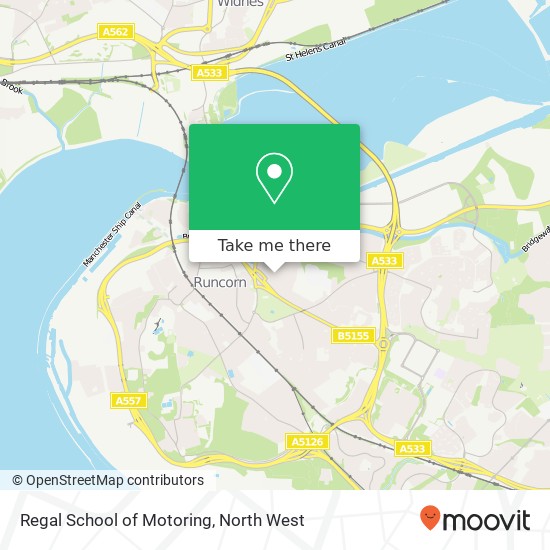 Regal School of Motoring map