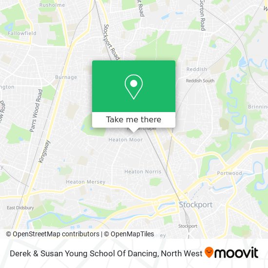 Derek & Susan Young School Of Dancing map