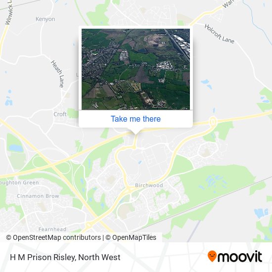 H M Prison Risley map