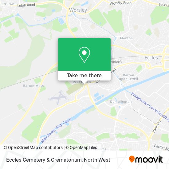 Eccles Cemetery & Crematorium map