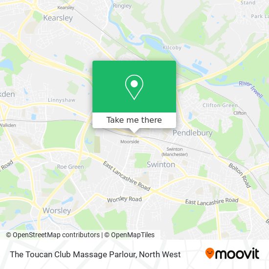 The Toucan Club Massage Parlour map