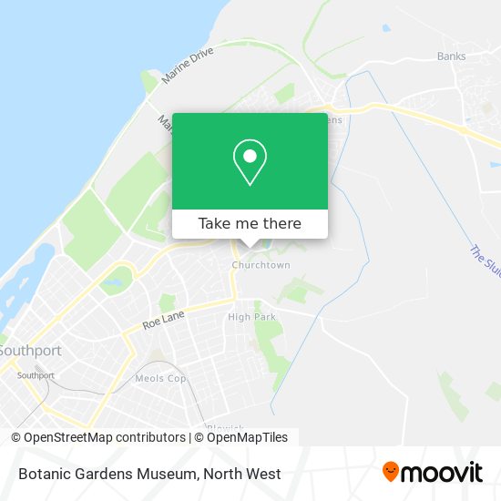 Botanic Gardens Museum map