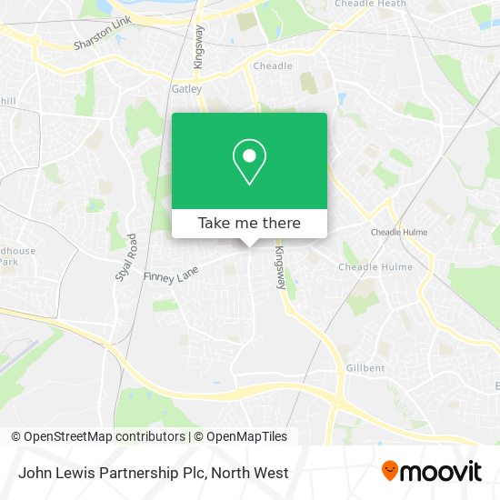 John Lewis Partnership Plc map