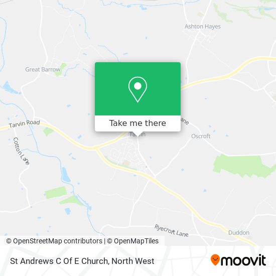 St Andrews C Of E Church map