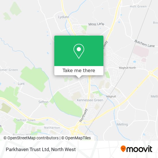 Parkhaven Trust Ltd map