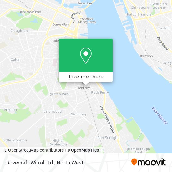 Rovecraft Wirral Ltd. map