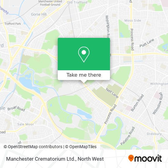 Manchester Crematorium Ltd. map
