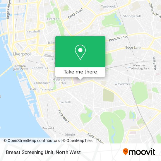 Breast Screening Unit map