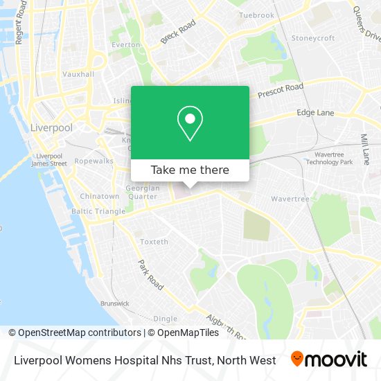 Liverpool Womens Hospital Nhs Trust map