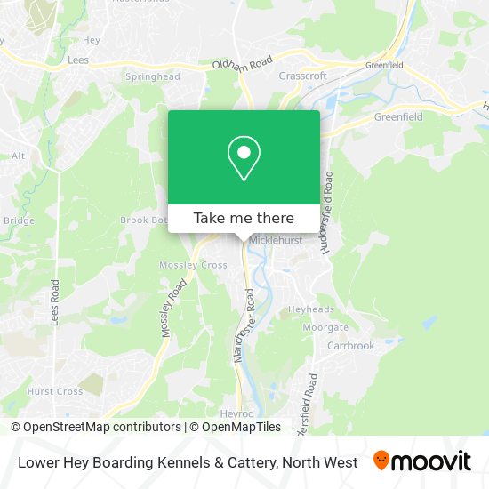 Lower Hey Boarding Kennels & Cattery map