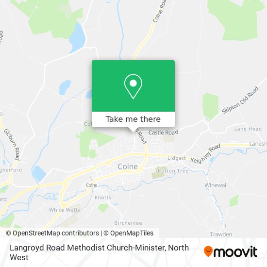 Langroyd Road Methodist Church-Minister map
