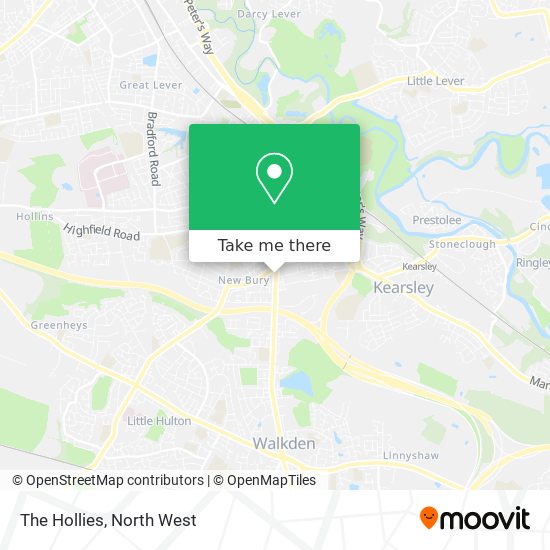 The Hollies map