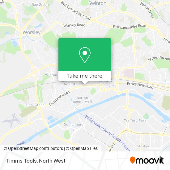 Timms Tools map