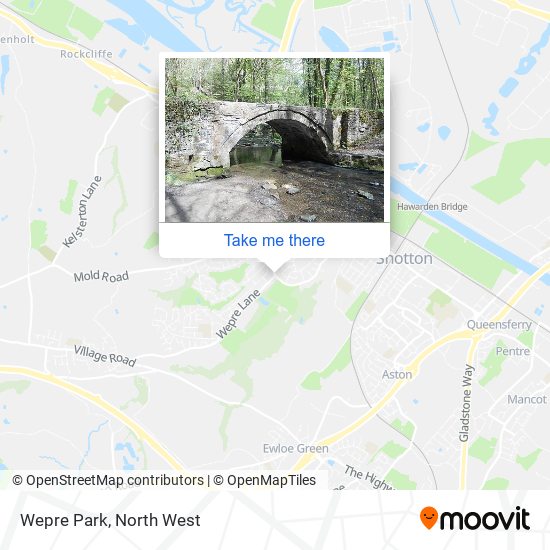 Wepre Park map