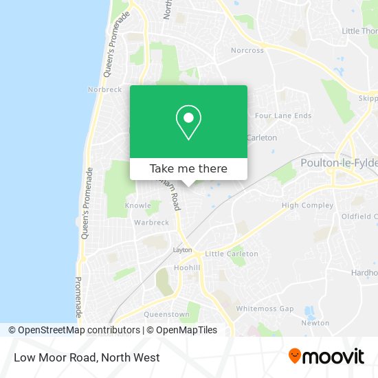 Low Moor Road map
