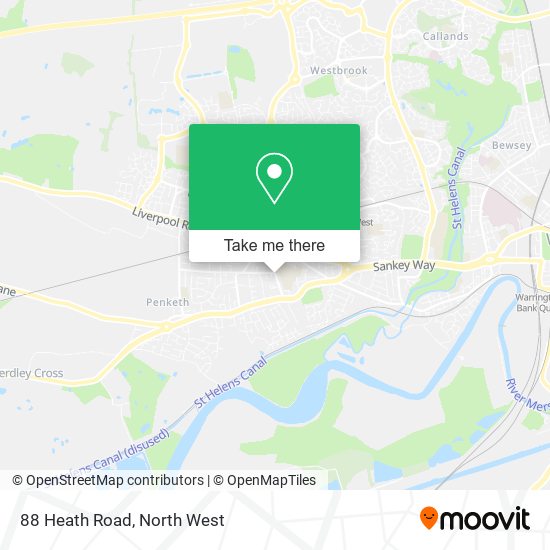 88 Heath Road map