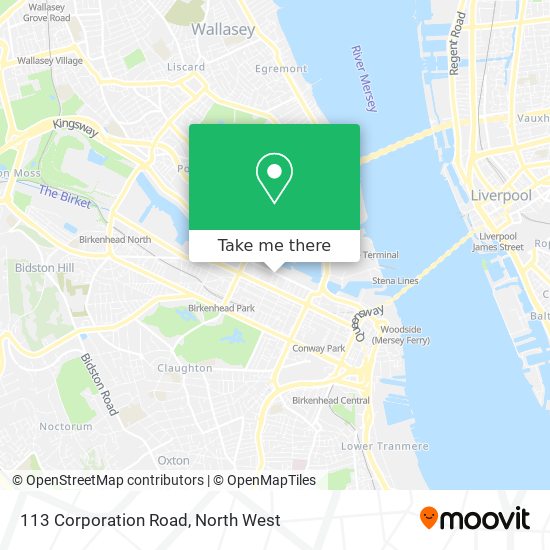 113 Corporation Road map