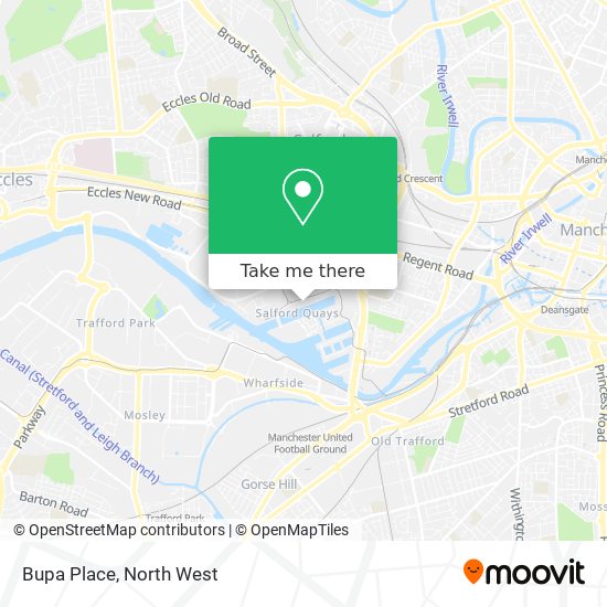 Bupa Place map