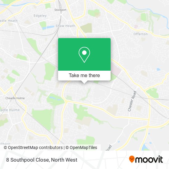 8 Southpool Close map