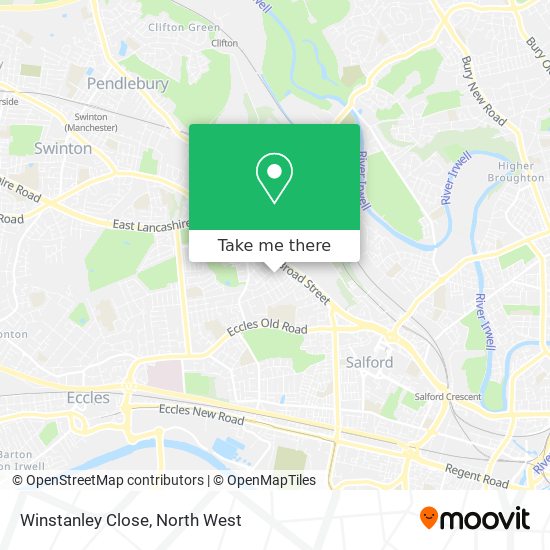 Winstanley Close map