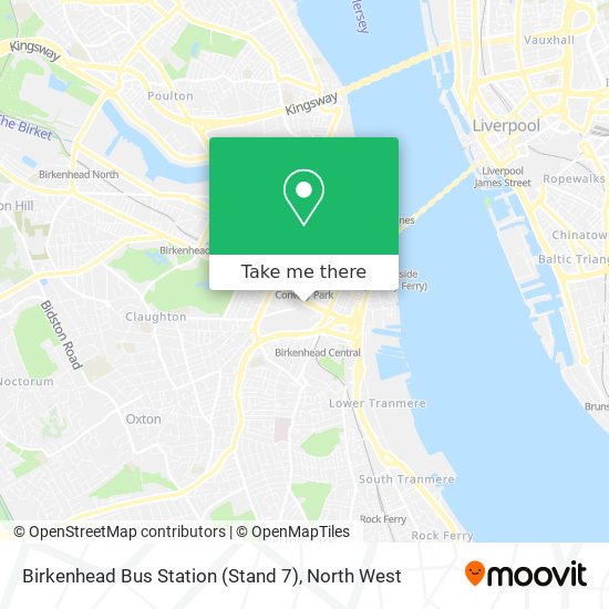 Birkenhead Bus Station (Stand 7) map