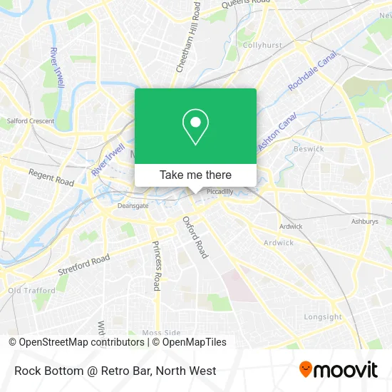 Rock Bottom @ Retro Bar map