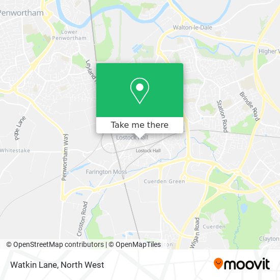 Watkin Lane map