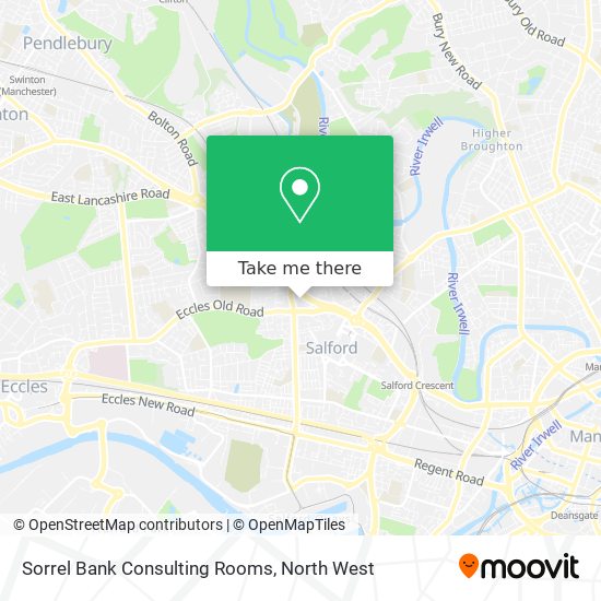 Sorrel Bank Consulting Rooms map
