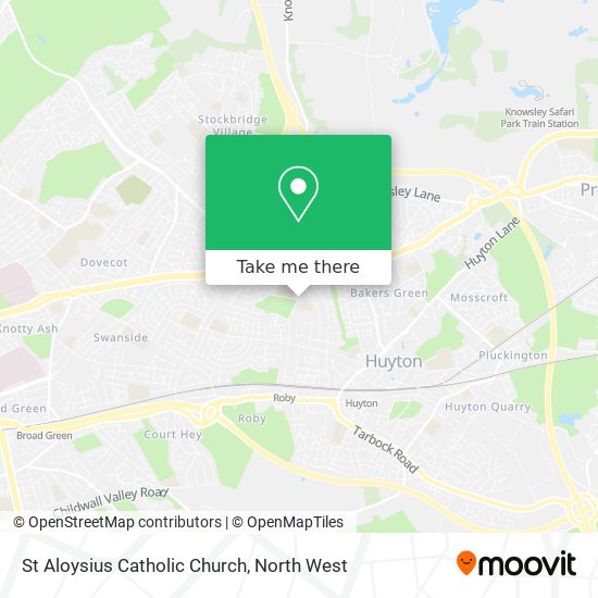 St Aloysius Catholic Church map
