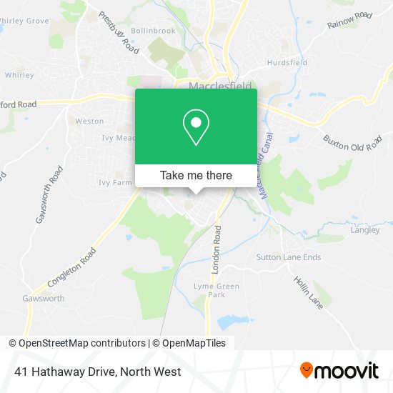 41 Hathaway Drive map