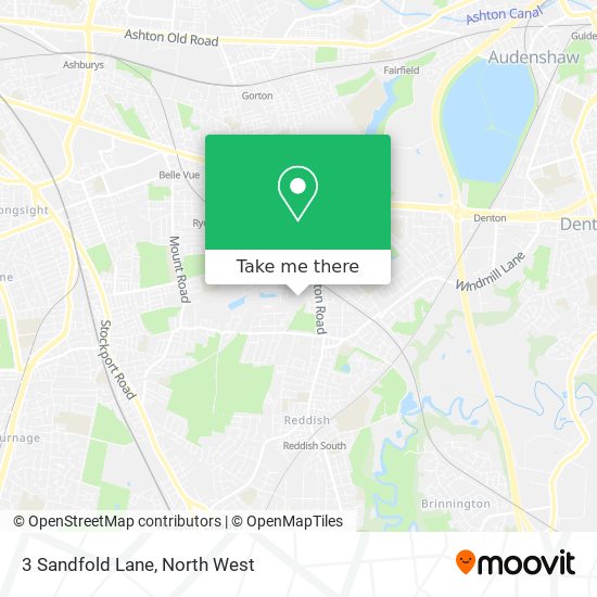 3 Sandfold Lane map